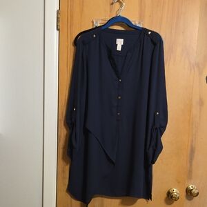 Chico's Navy Tunic